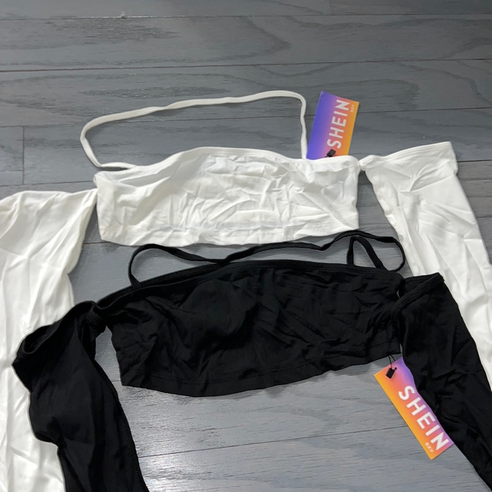 Long sleeve crop tops